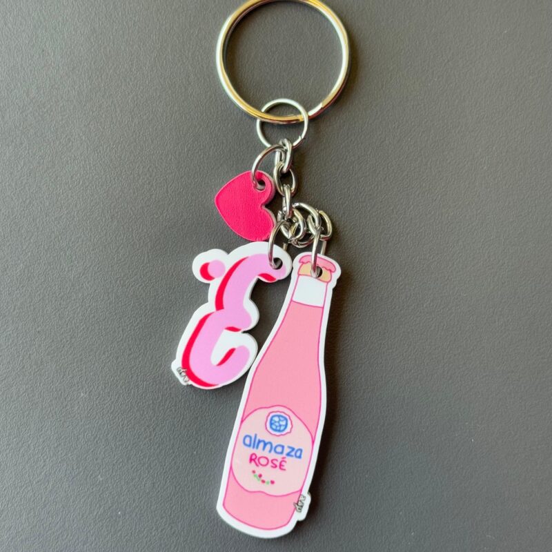 Almaza Rose w Hob Keychain