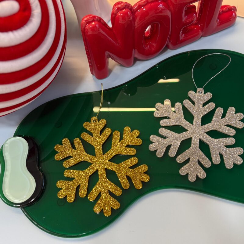 Snowflake Glitter Ornament Tree