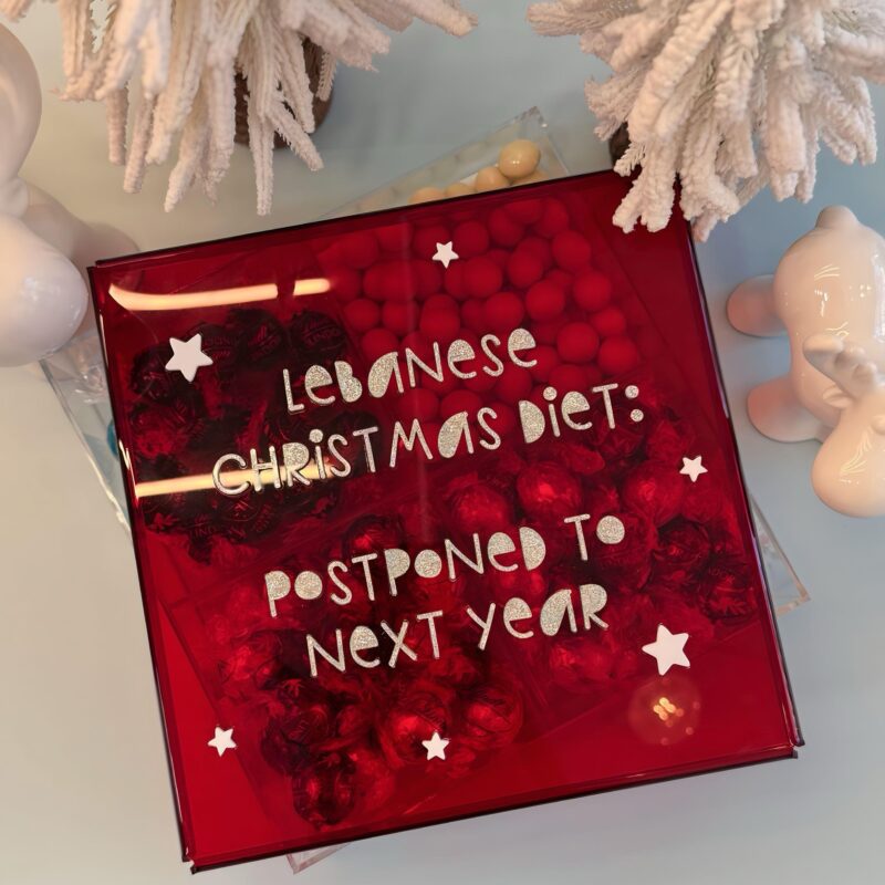 Lebanese Christmas Diet 3D Chocolate Box