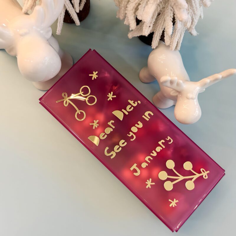 Der Diet See You In January Rectangle Chocolate Box