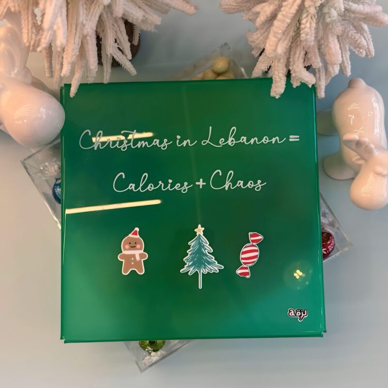 Christmas In Lebanon 3D Chocolate Box