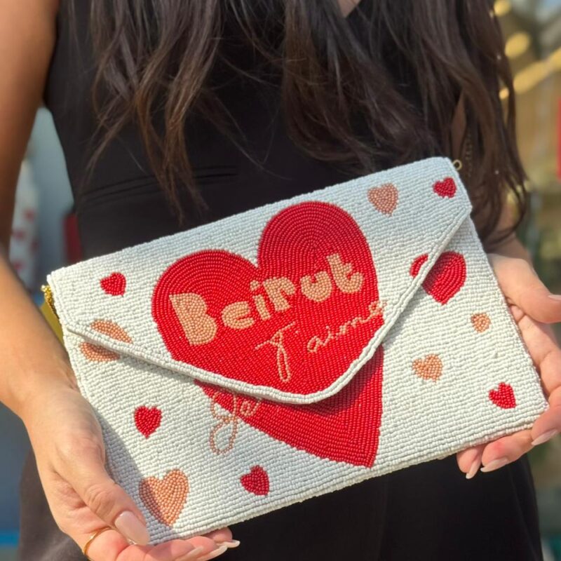 Beirut Je T'aime Pearl Bag