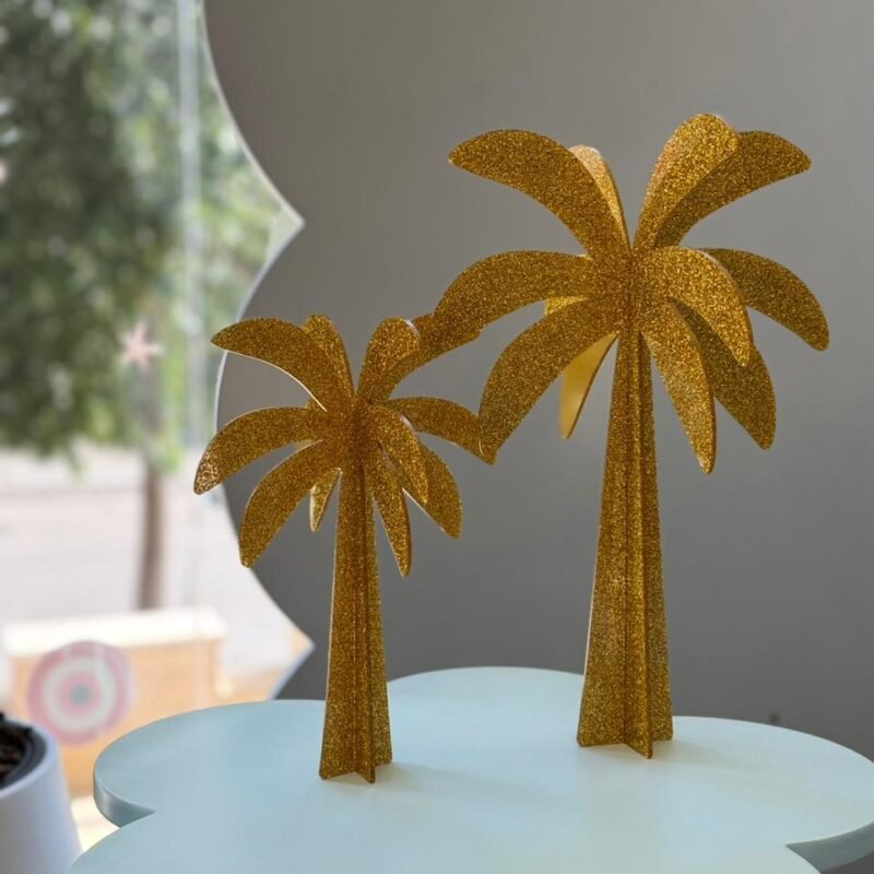 Palms Gold Glitter Set
