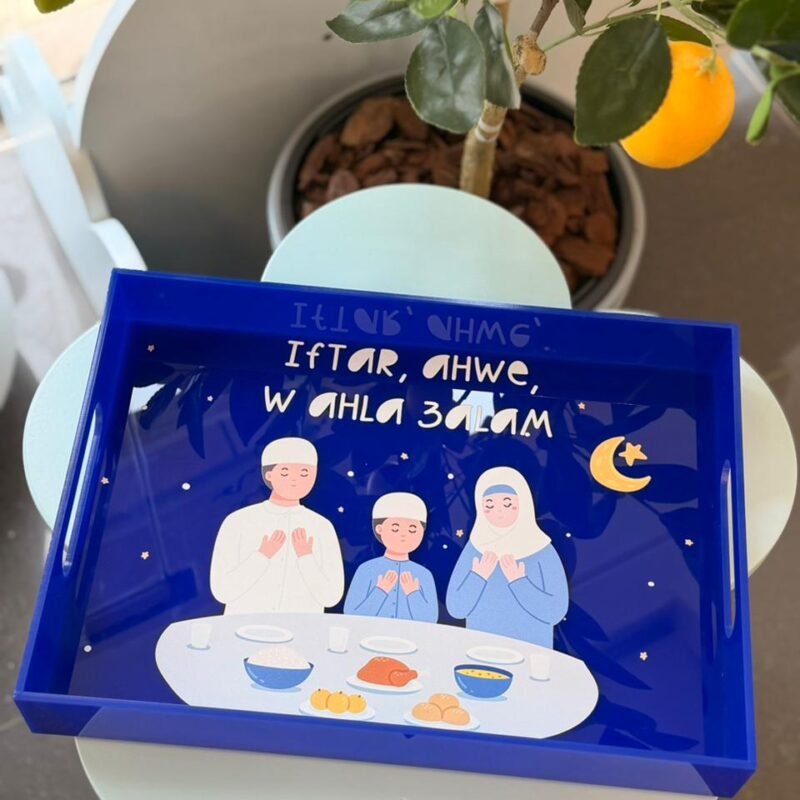 Iftar Ahwe w Ahla 3alam Tray