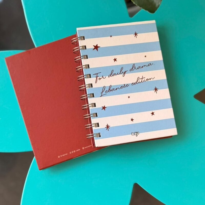 For Daily Drama. Lebanese Edition Hard Cover Mini Notebook