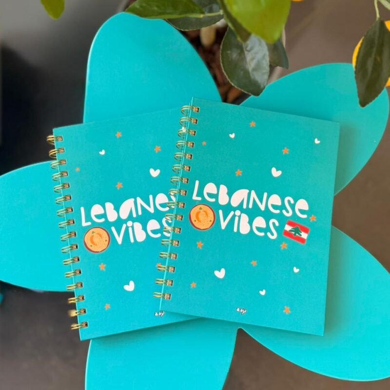Lebanese Vibes Hard Cover A5 Notebook