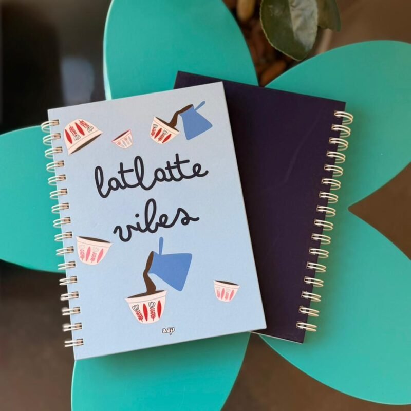 Latlatte Vibes Hard Cover A5 Notebook