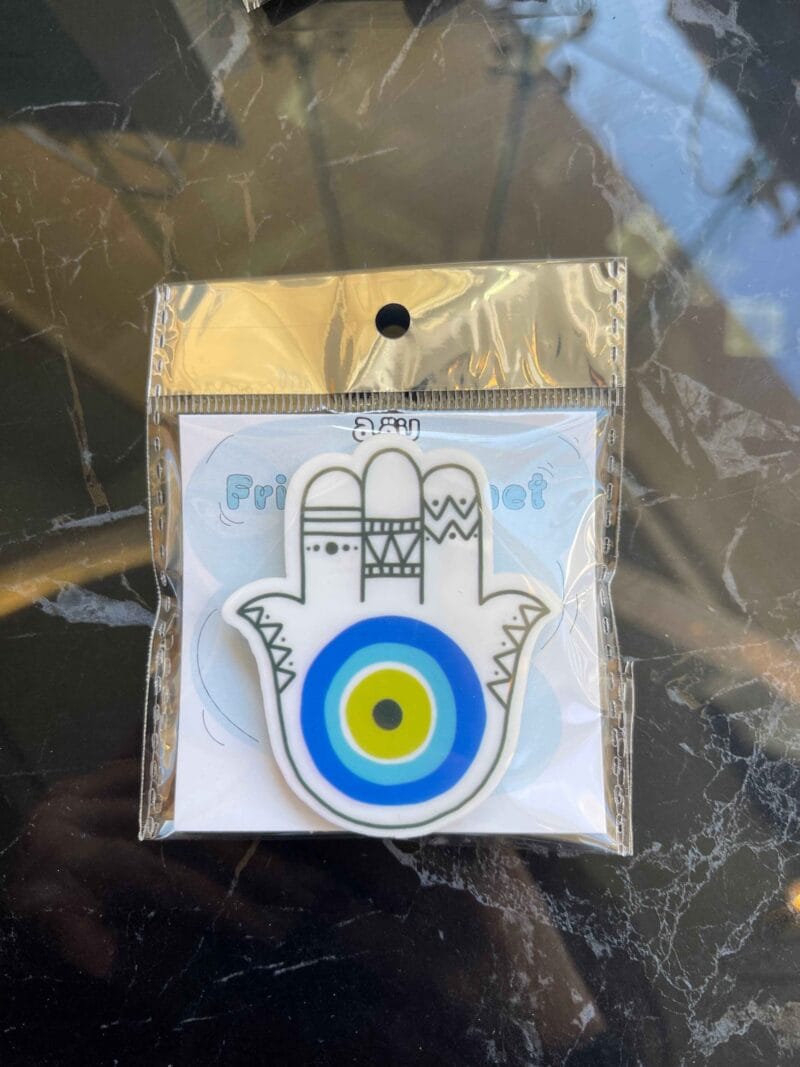 Evil eye hand Magnet 5x5cm