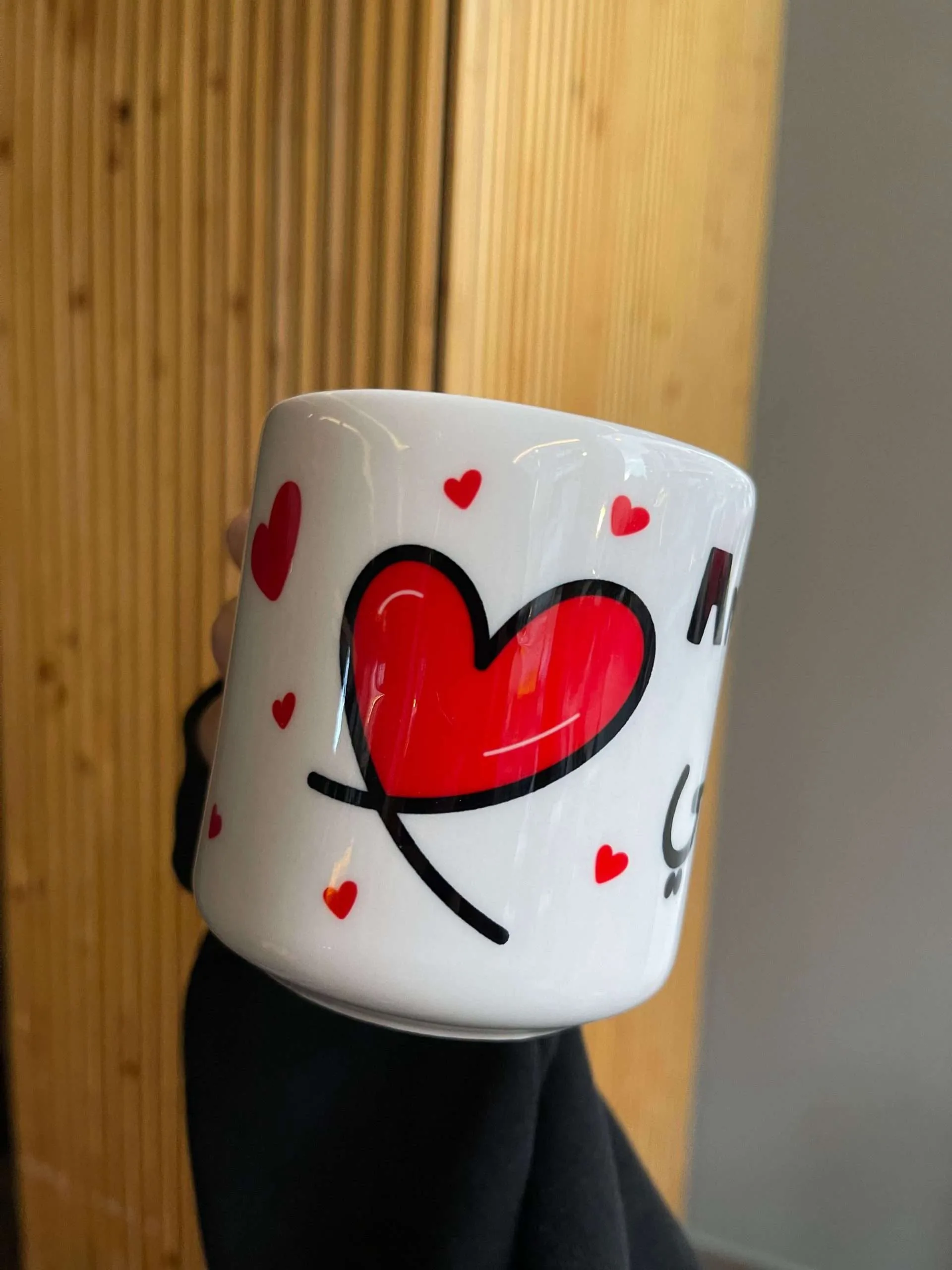 Amour hayati glass mug