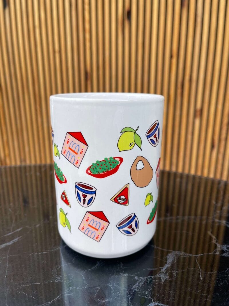 Lebanese glass mug