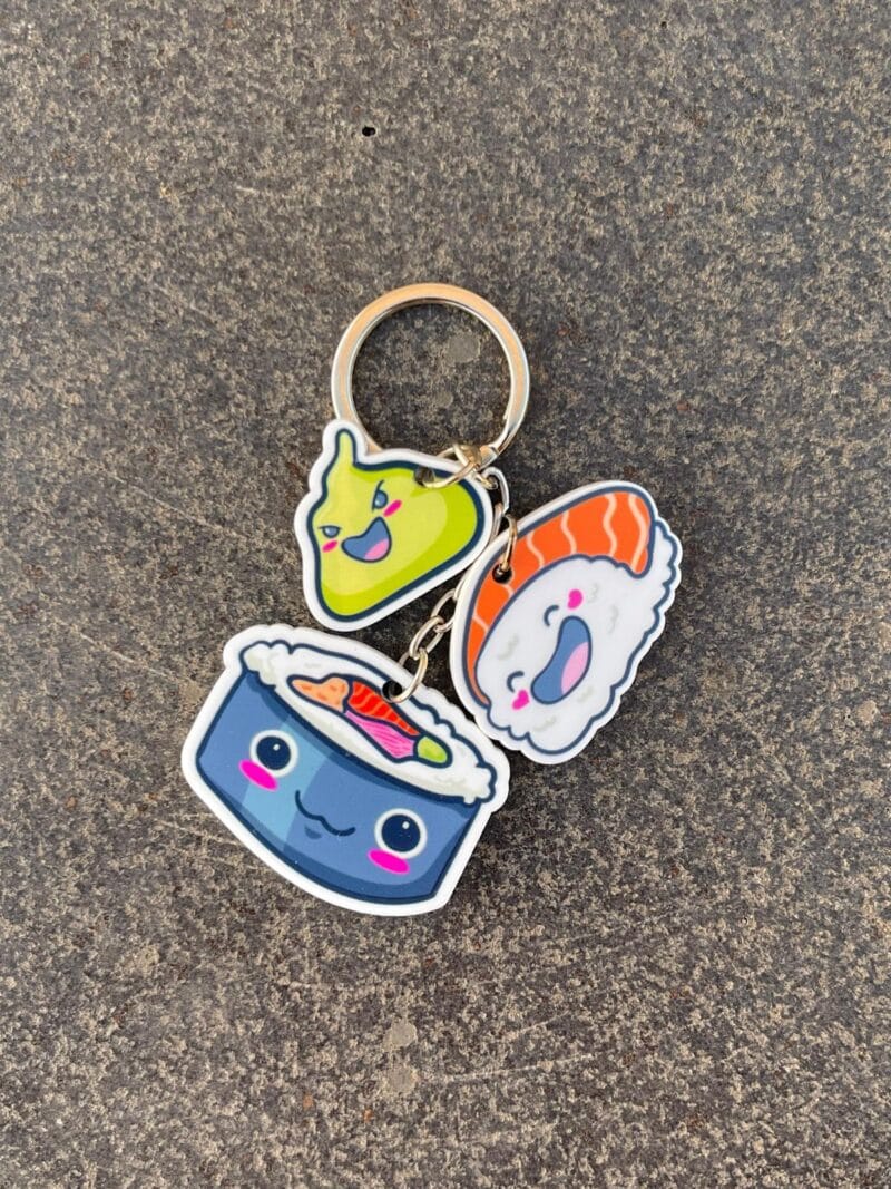 Sushi Keychain