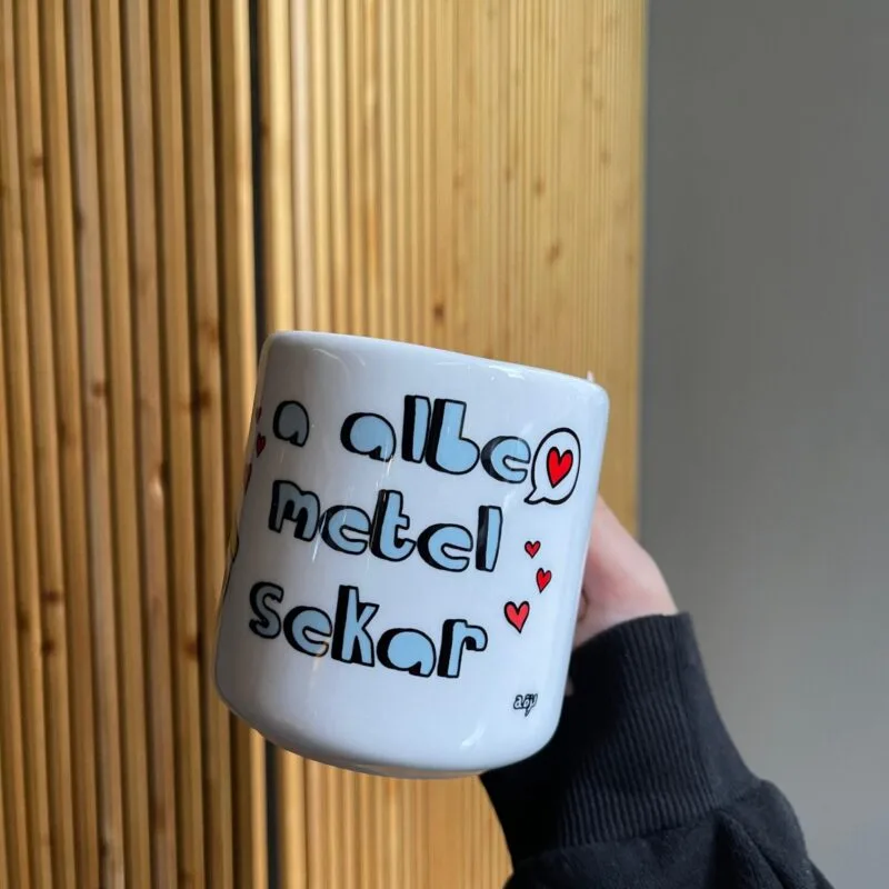 Aa Albe Metel El Sekar Glass Mug