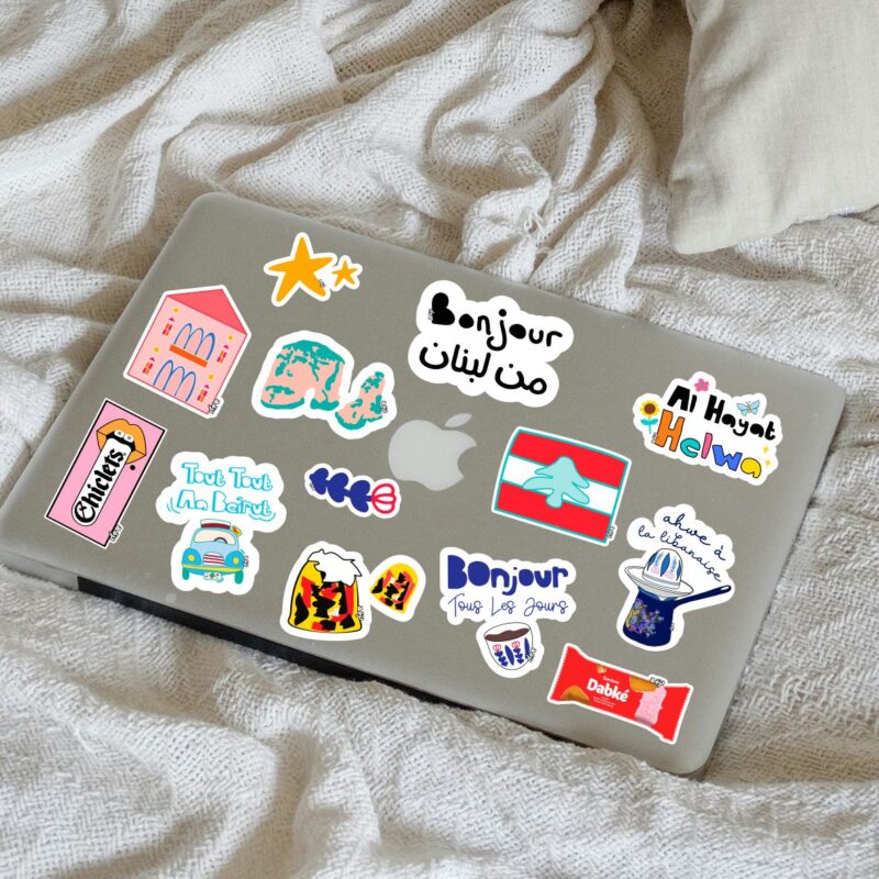 Waterproof Stickers Sheet 16