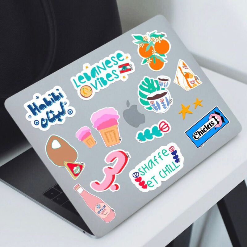Waterproof Stickers Sheet 18
